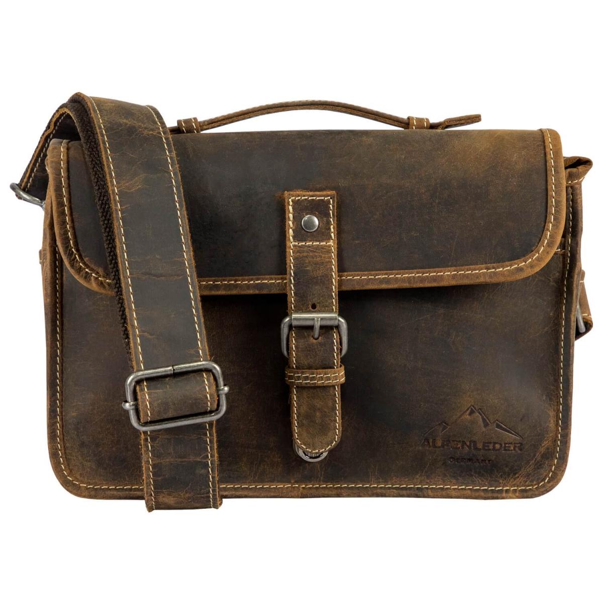 ALPENLEDER | Messenger Bag CRUISER (old havanna) CG6069-oh