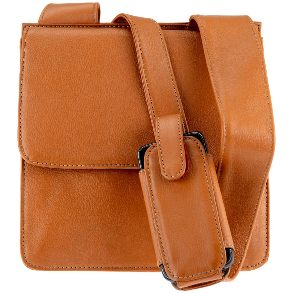 ALPENLEDER | Umhängetasche CUSCO (naturbraun) 4153-nb