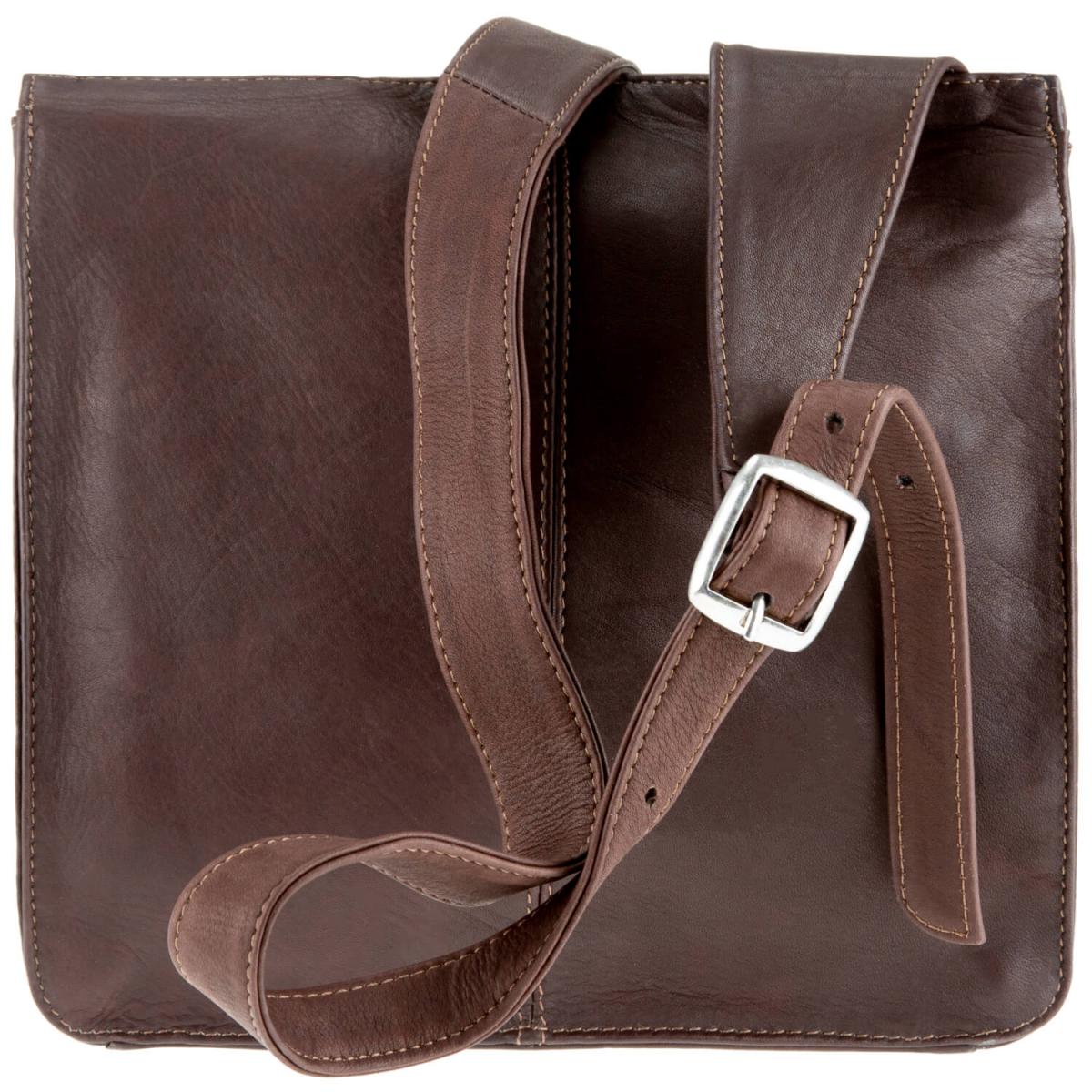 ALPENLEDER | Umhängetasche CUSCO (schokobraun) 4153-s