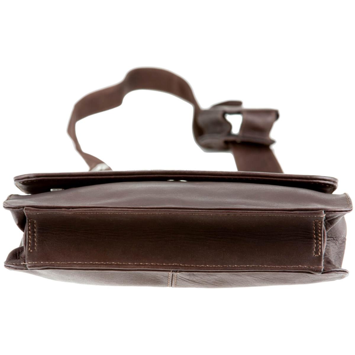 ALPENLEDER | Umhängetasche CUSCO (schokobraun) 4153-s