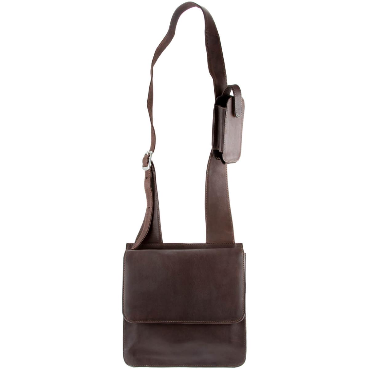 ALPENLEDER | Umhängetasche CUSCO (schokobraun) 4153-s