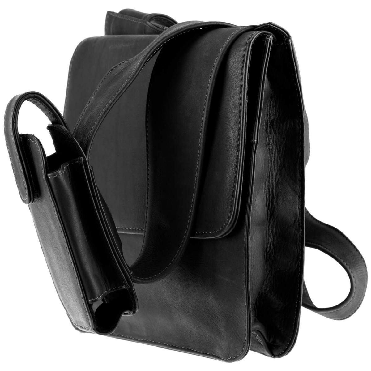 ALPENLEDER | Umhängetasche CUSCO (schwarz) 4153-sw