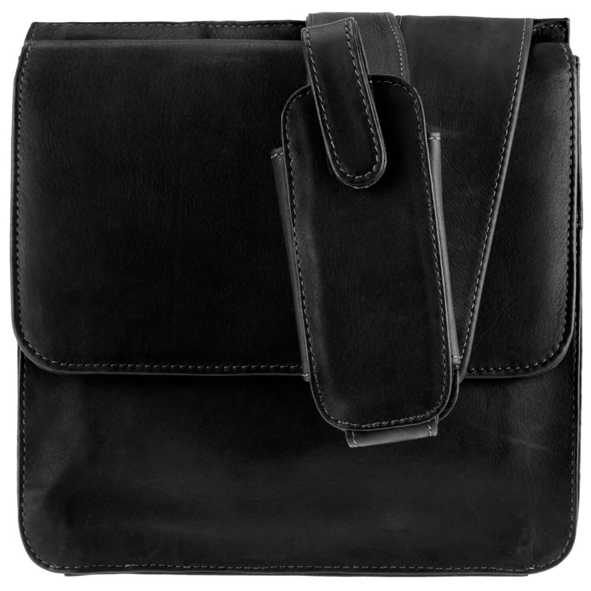 ALPENLEDER | Umhängetasche CUSCO (schwarz) 4153-sw