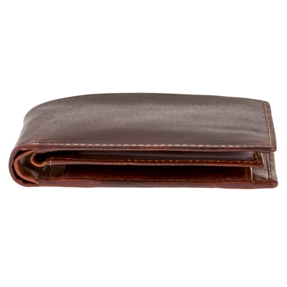 ALPENLEDER Gelbörse DAVOS brandy (CG5001-b)