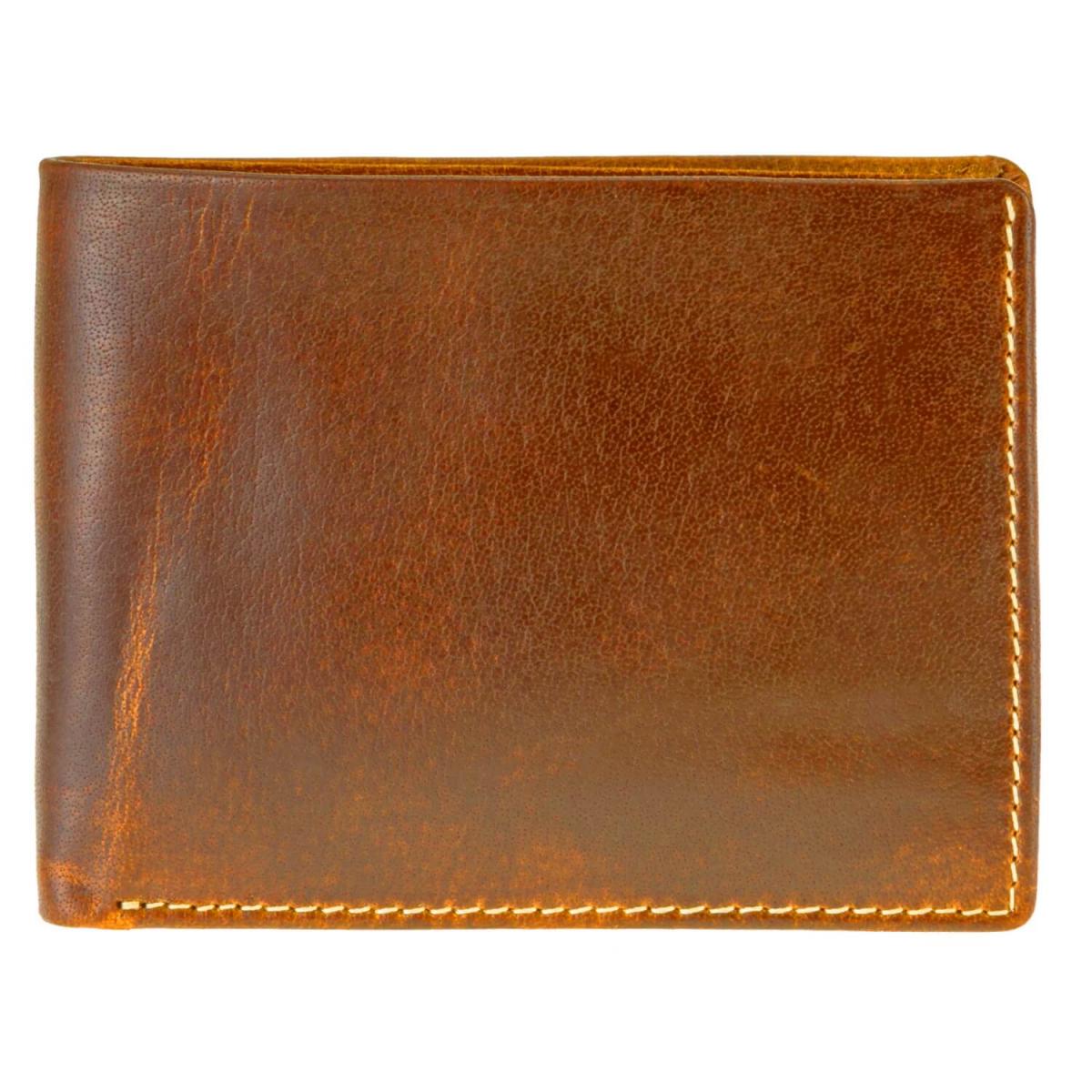 ALPENLEDER Gelbörse DAVOS Cognac (CG5001-c)