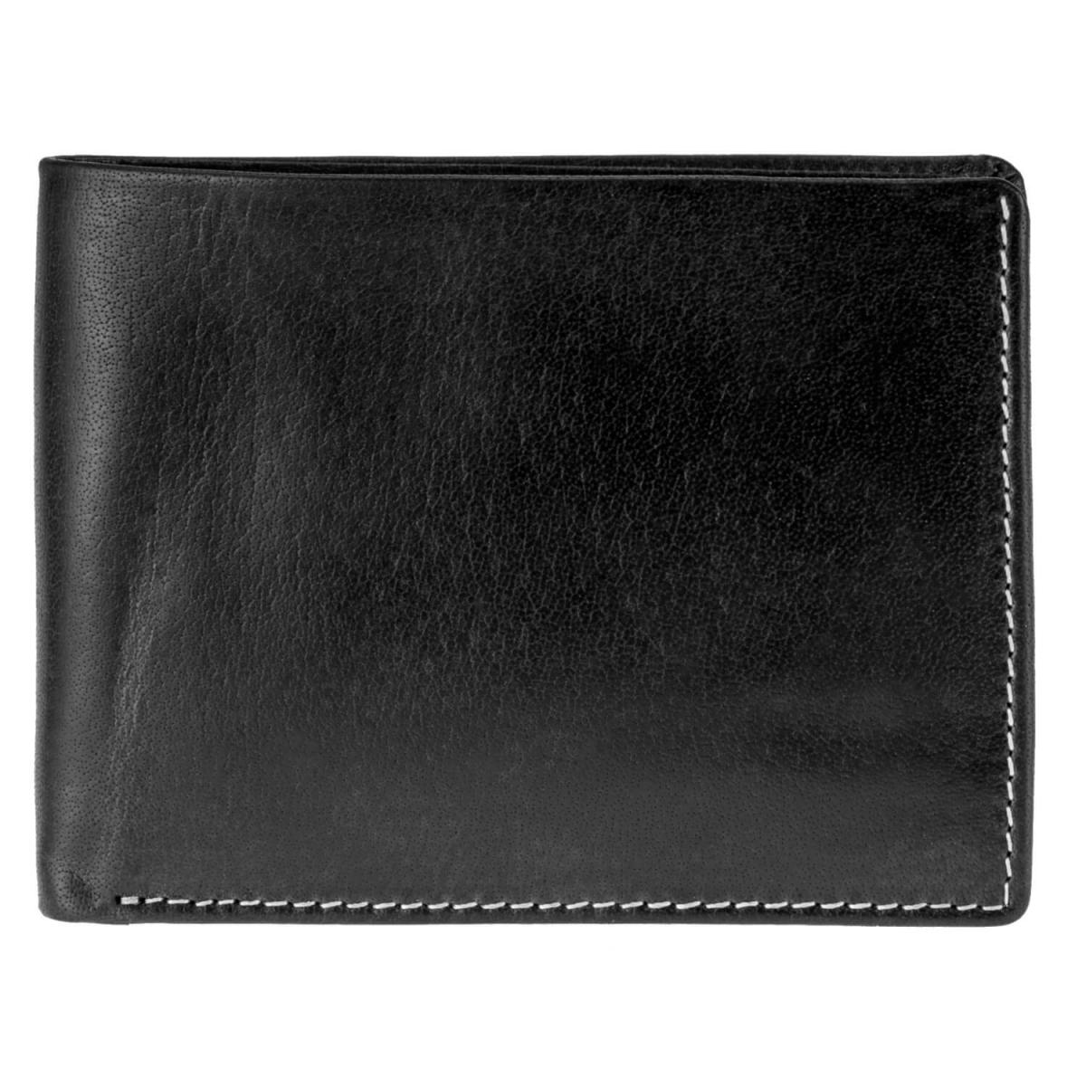 ALPENLEDER Gelbörse DAVOS ebenholz (CG5001-e)