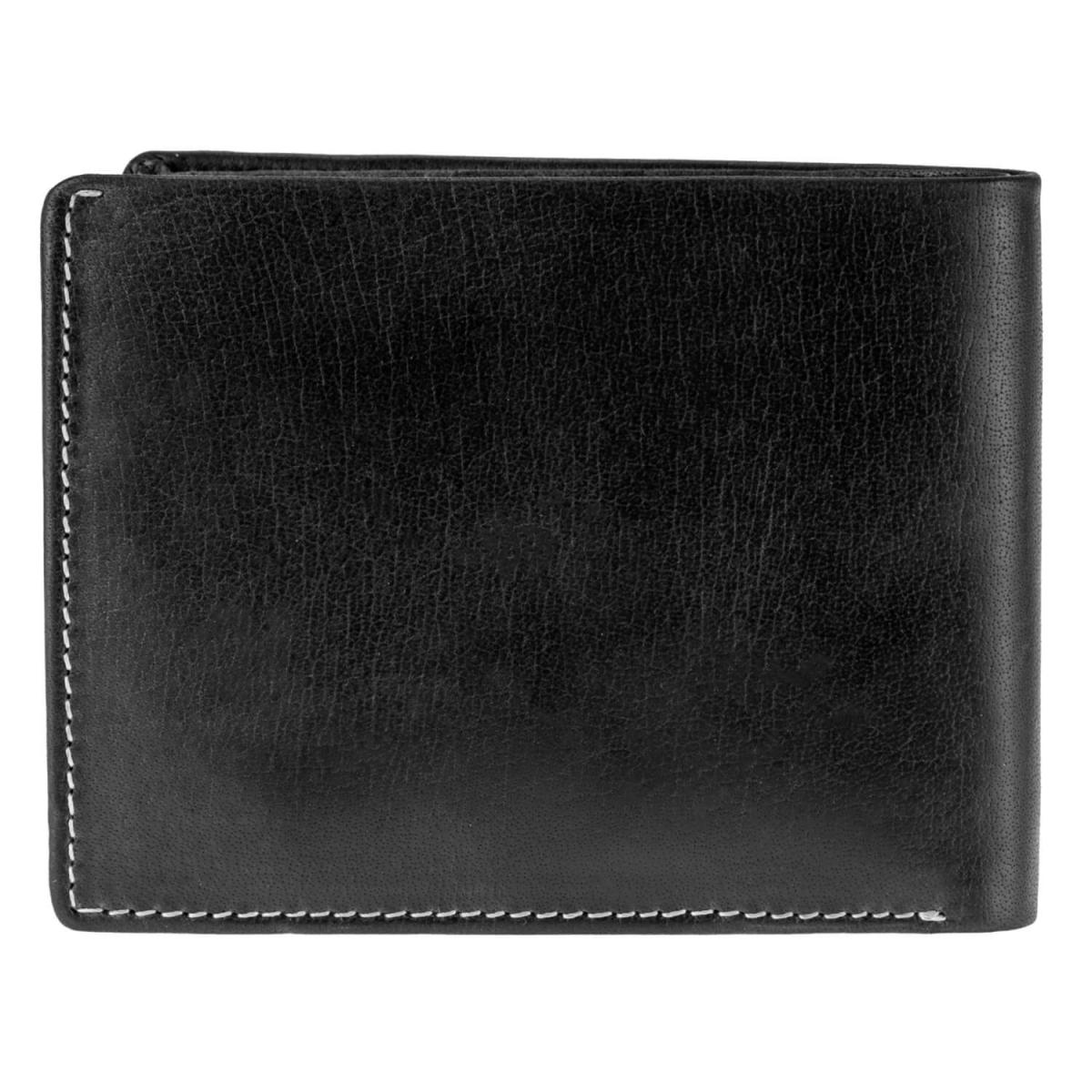 ALPENLEDER Gelbörse DAVOS ebenholz (CG5001-e)