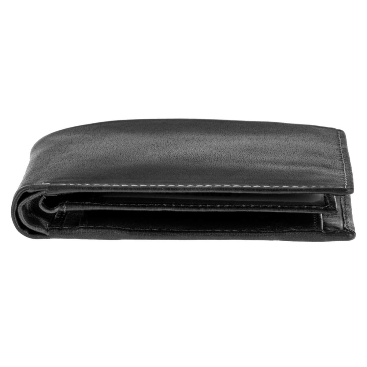 ALPENLEDER Gelbörse DAVOS ebenholz (CG5001-e)