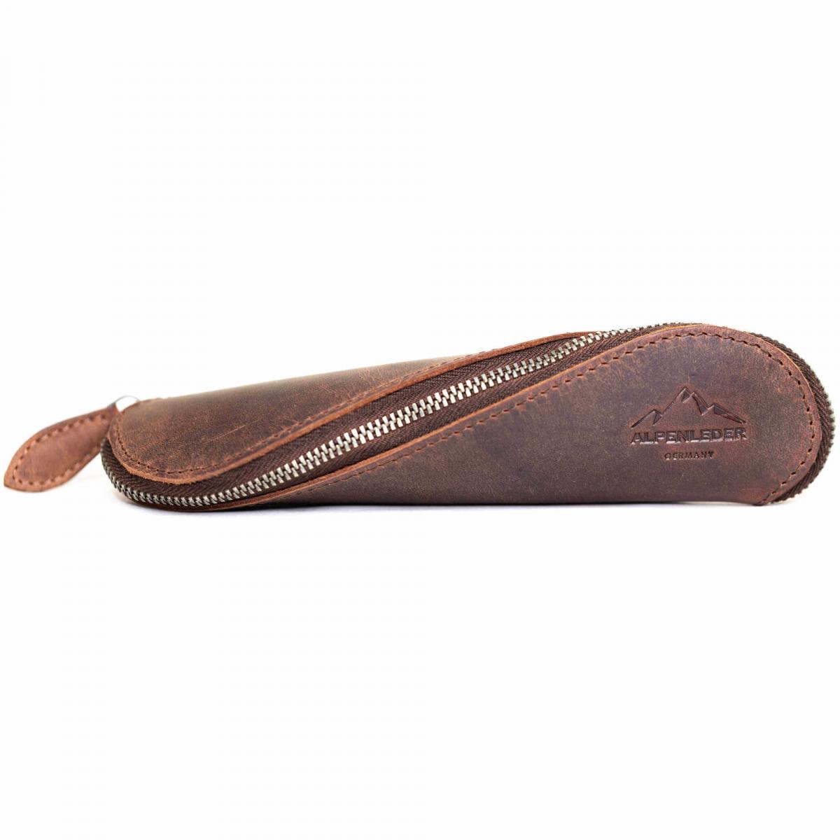 ALPENLEDER | Stifteetui Mäppchen DRAHDI burgunder (CG8102-b)