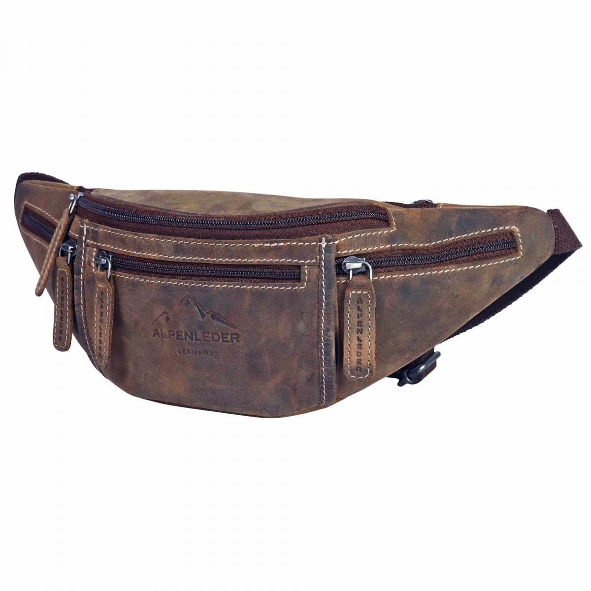 ALPENLEDER | Gürteltasche GENF old havanna (CG6078-oh)