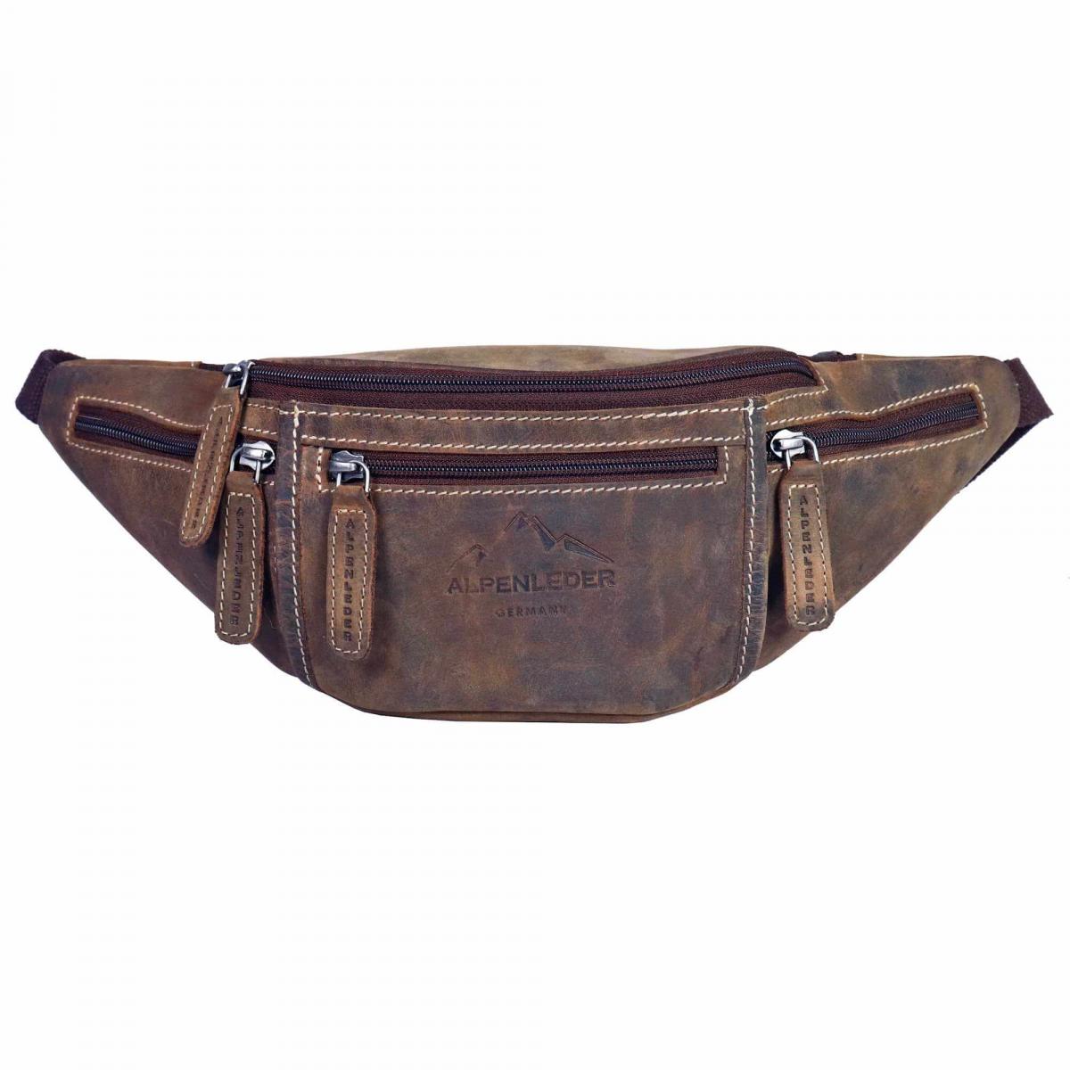 ALPENLEDER | Gürteltasche GENF old havanna (CG6078-oh)
