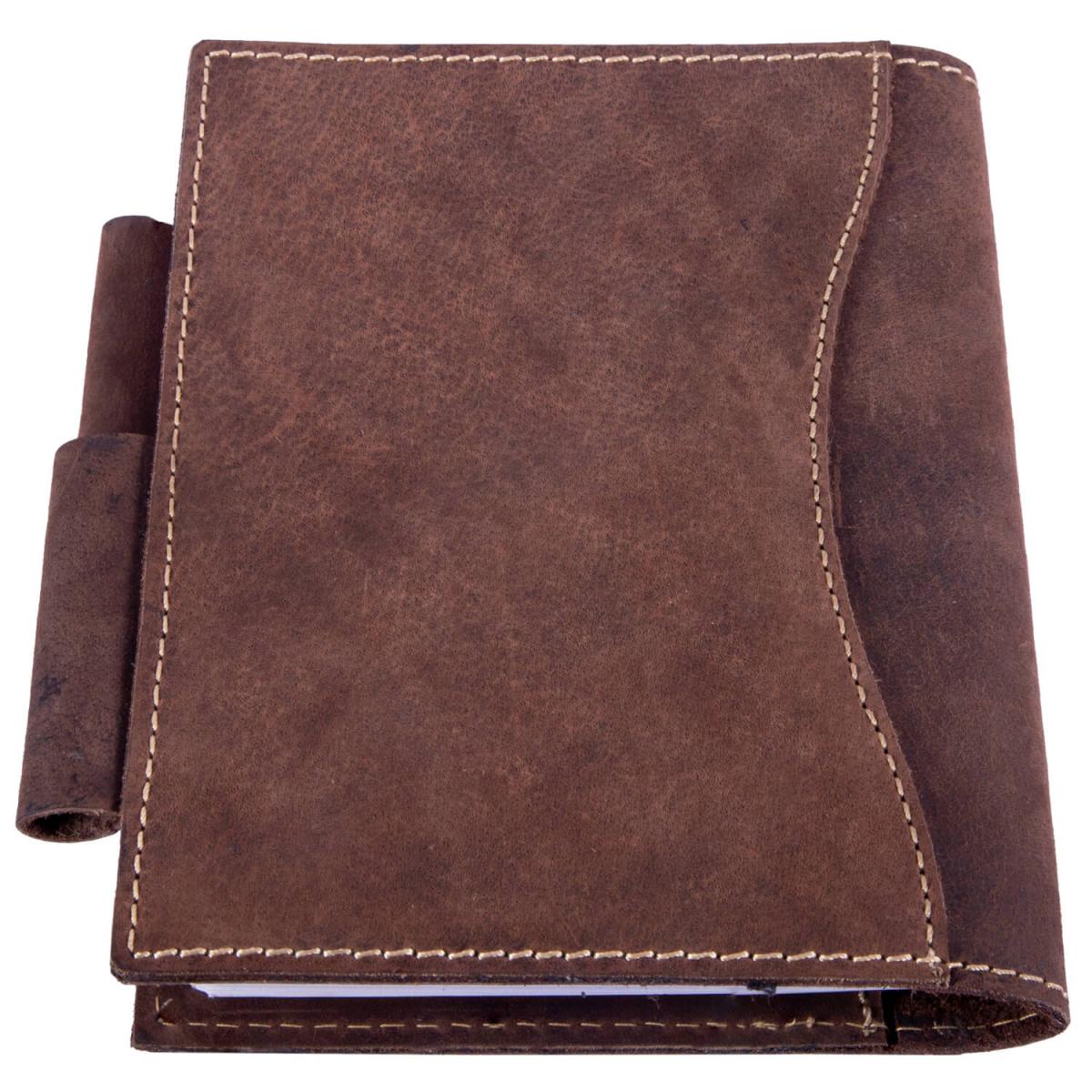 ALPENLEDER | Notizbuch DIN A6 GOETHE (old havana) CG6057-oh