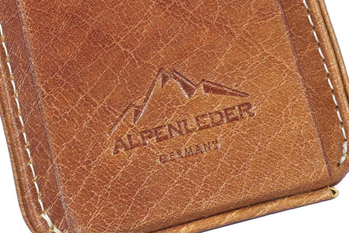 ALPENLEDER | Stifteköcher HAFERL (cognac) CG6075-c