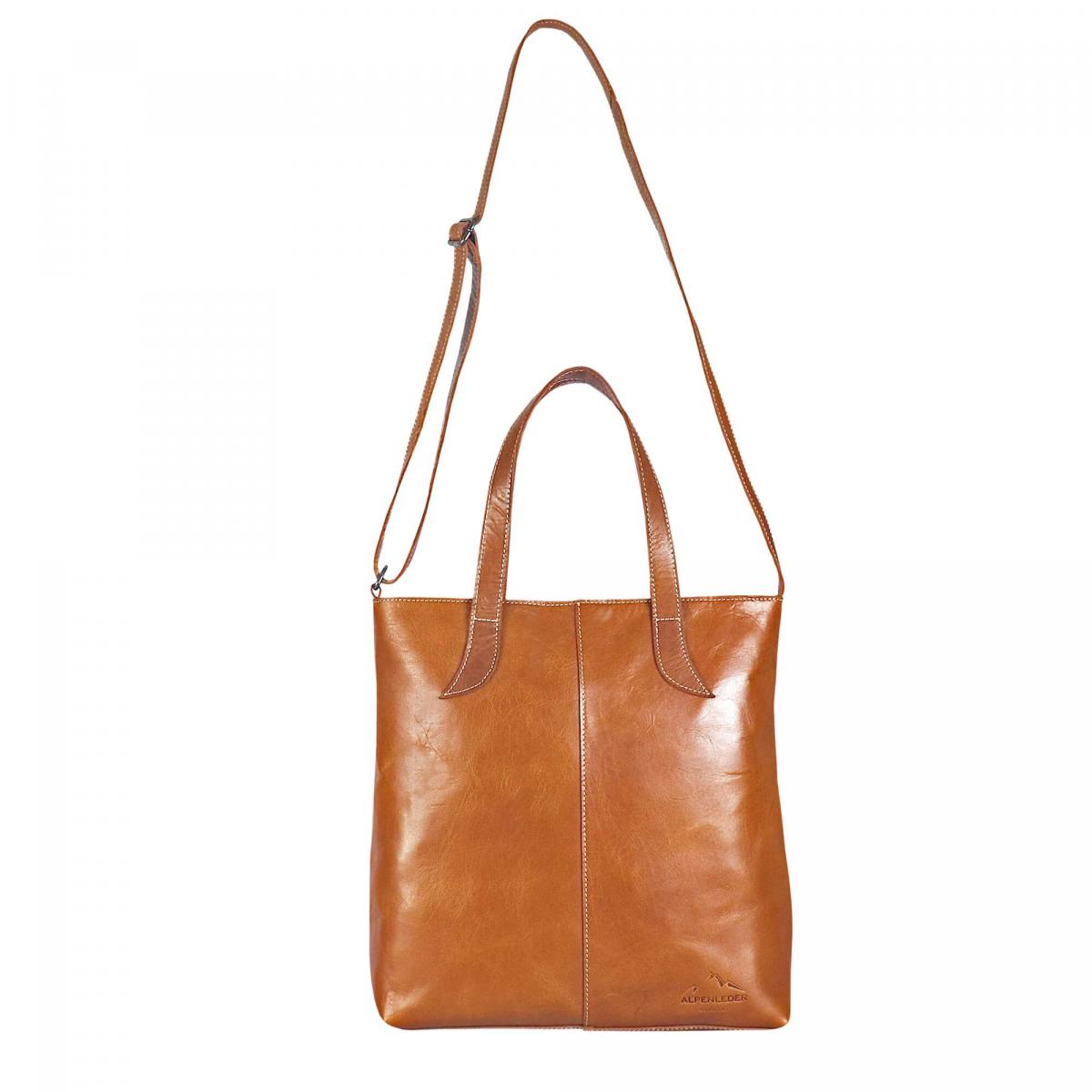 ALPENLEDER | Hand Bag Shopper IMPERIA cognac (CG138-c)