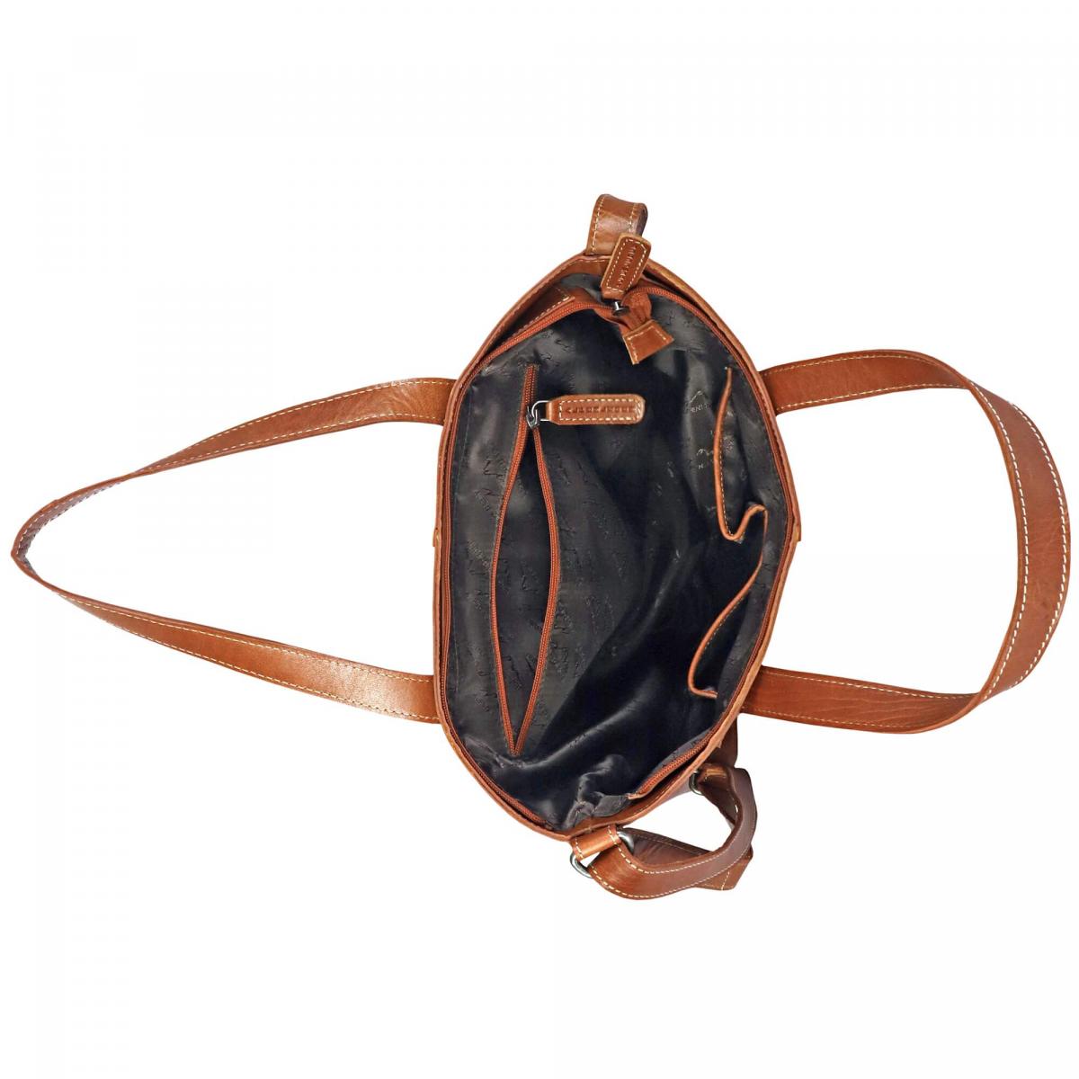 ALPENLEDER | Hand Bag Shopper IMPERIA cognac (CG138-c)