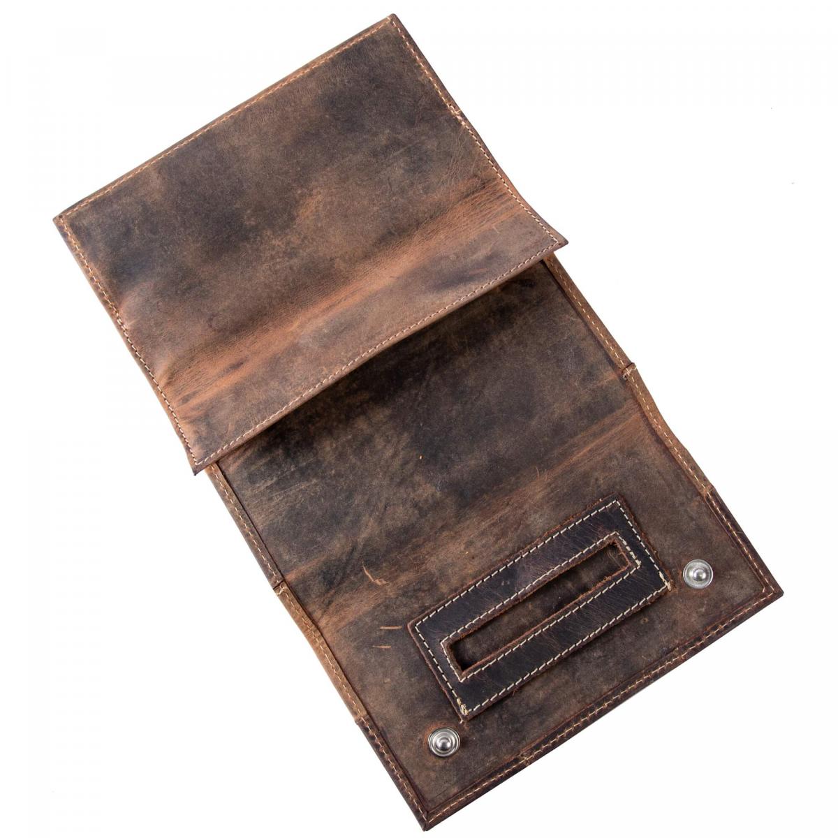 ALPENLEDER | Tabaktasche JUPITER old havanna (CG2074-oh)