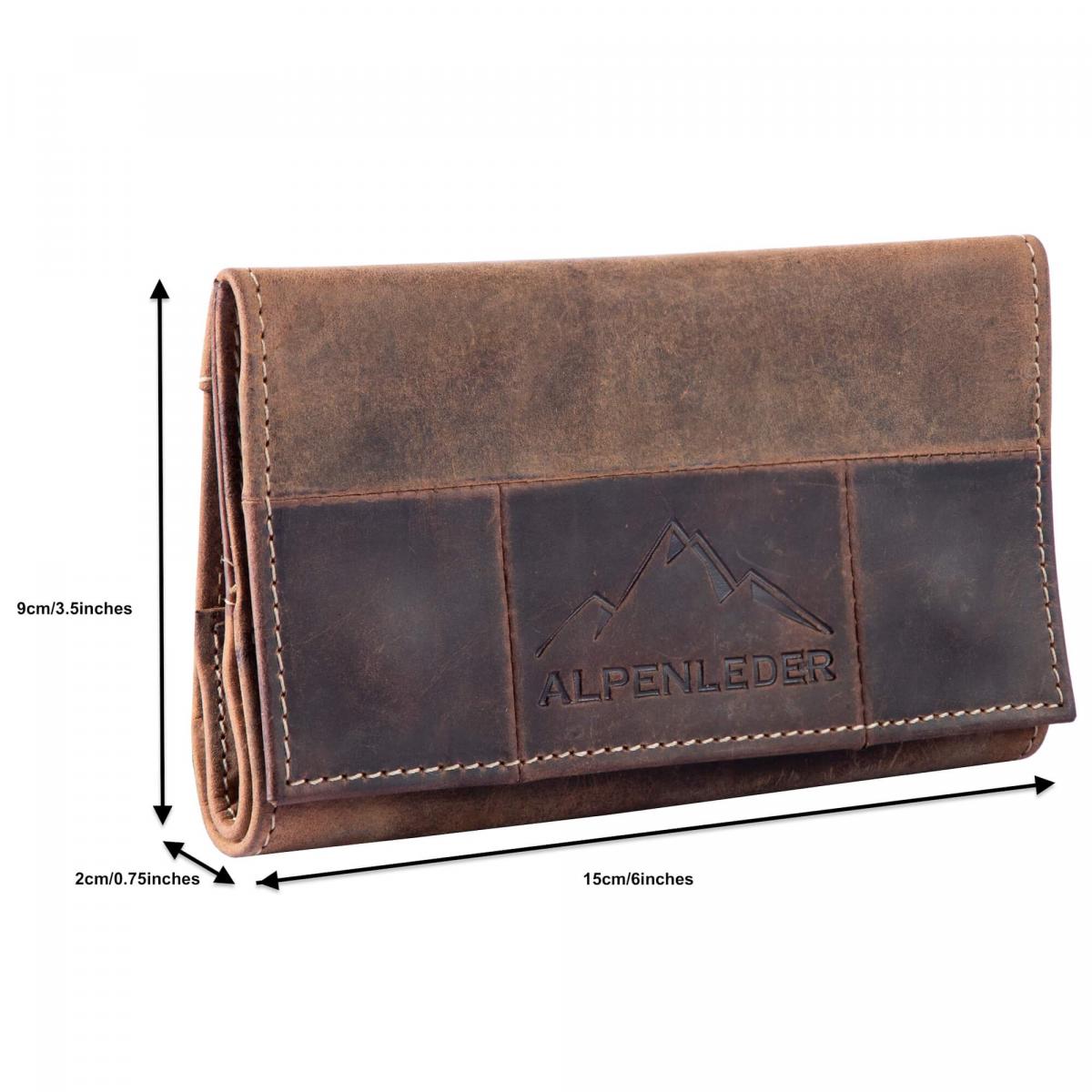 ALPENLEDER | Tabaktasche JUPITER old havanna (CG2074-oh)