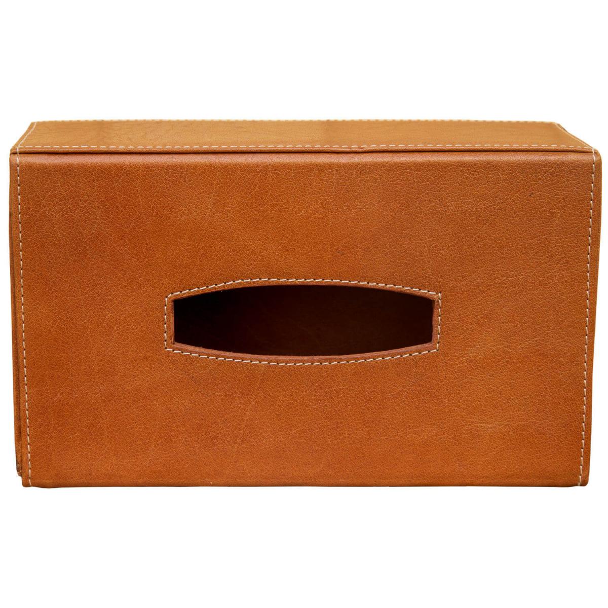 ALPENLEDER | Tücherbox KISTERL (cognac) CG6081-c
