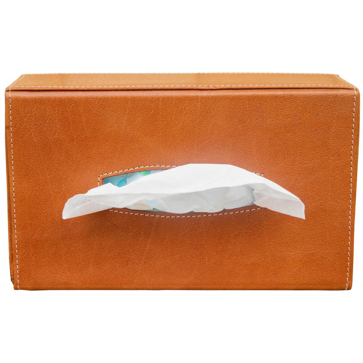 ALPENLEDER | Tücherbox KISTERL (cognac) CG6081-c