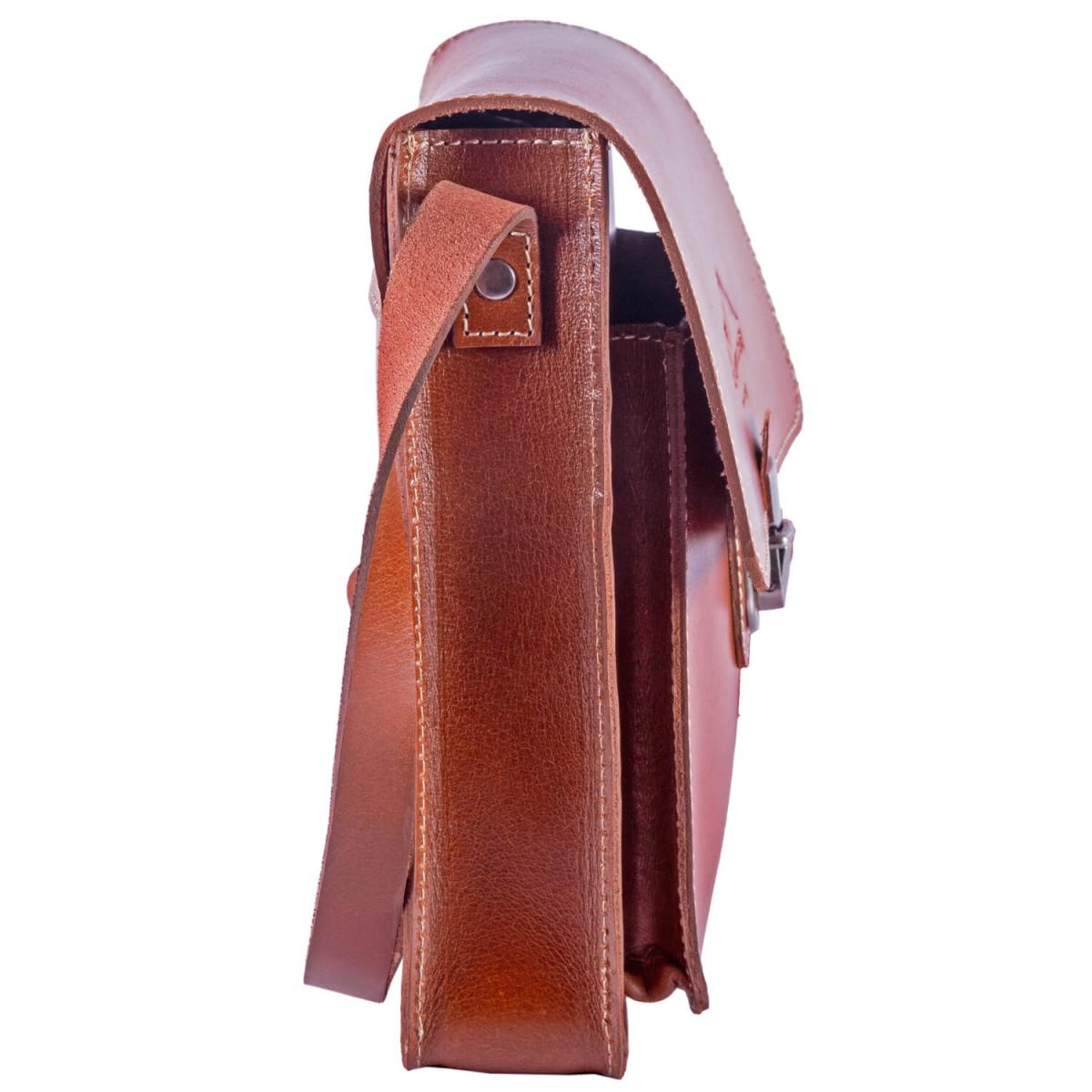 ALPENLEDER | Messenger Bag KITZBUEHL (terra) CG6055-t