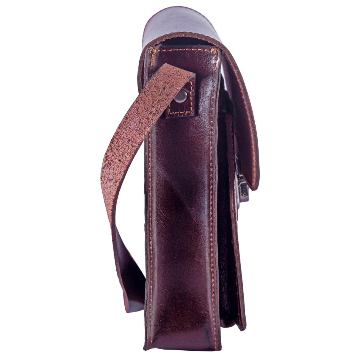 ALPENLEDER | Messenger Bag KITZBUEHL (wine) CG6055-w