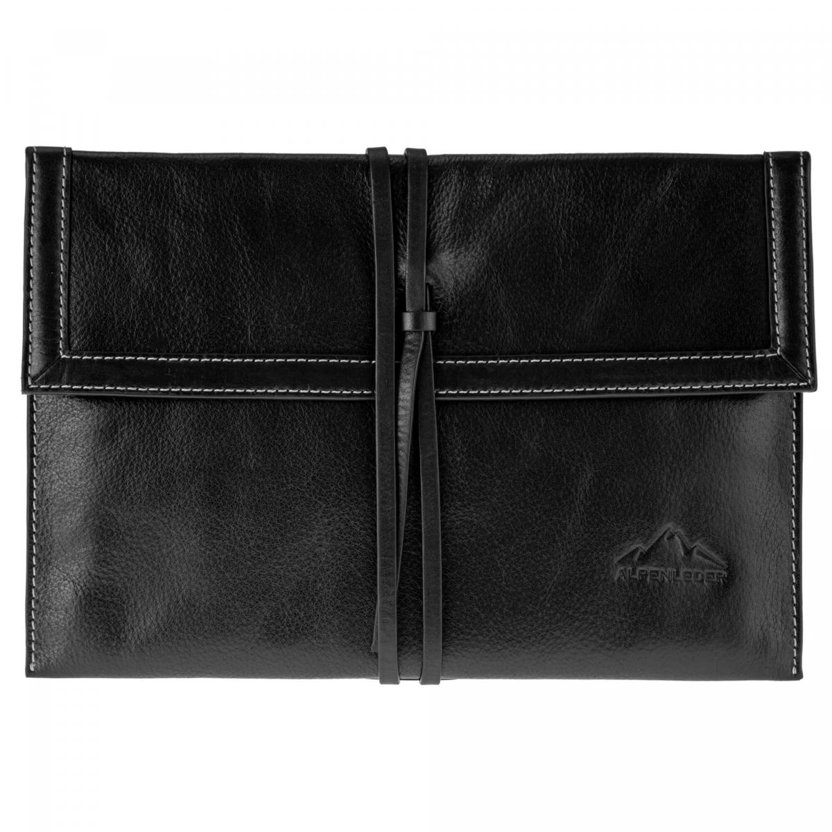 ALPENLEDER | iPad Cover Ledermappe KRUMBACH ebenholz (AD7890-e)