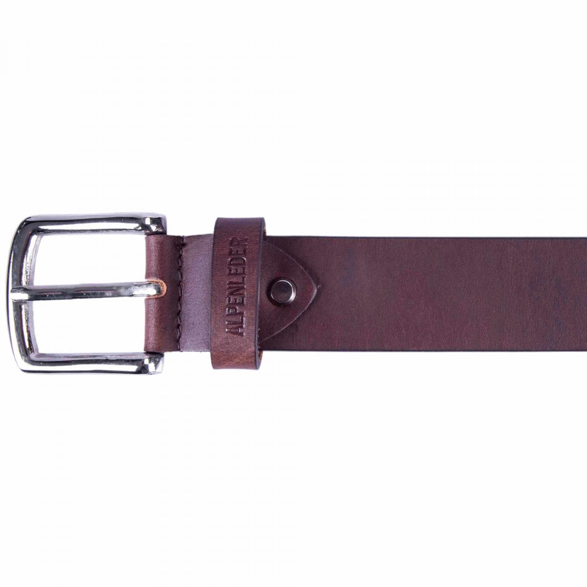 ALPENLEDER  Herrenledergürtel LECH koffee (CG6020-k)
