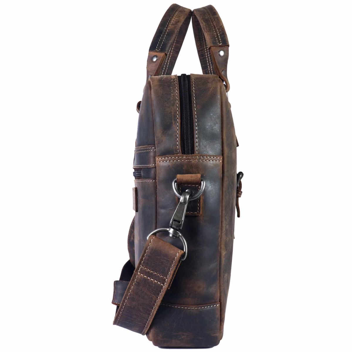 ALPENLEDER | Aktentasche Messenger Bag LUDWIG old havanna (CG6061-oh)