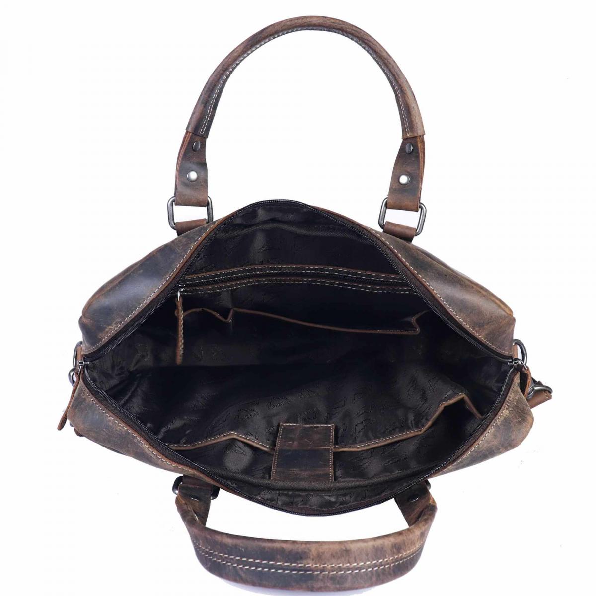 ALPENLEDER | Aktentasche Messenger Bag LUDWIG old havanna (CG6061-oh)