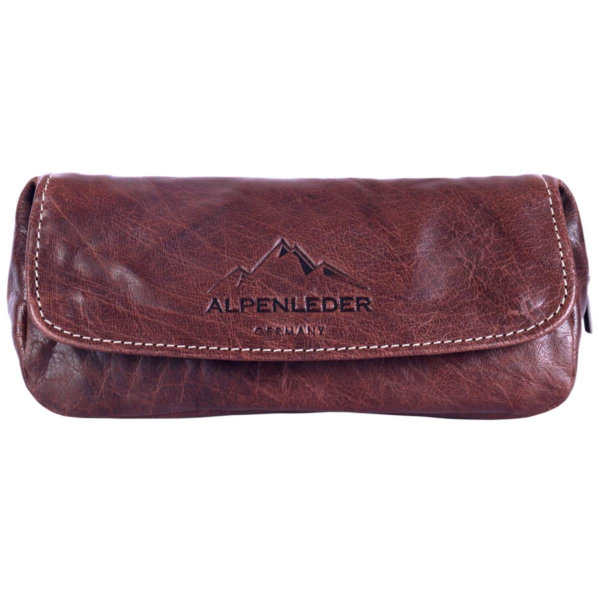 ALPENLEDER | Pfeifentasche LUIS (brandy) CG6067-b