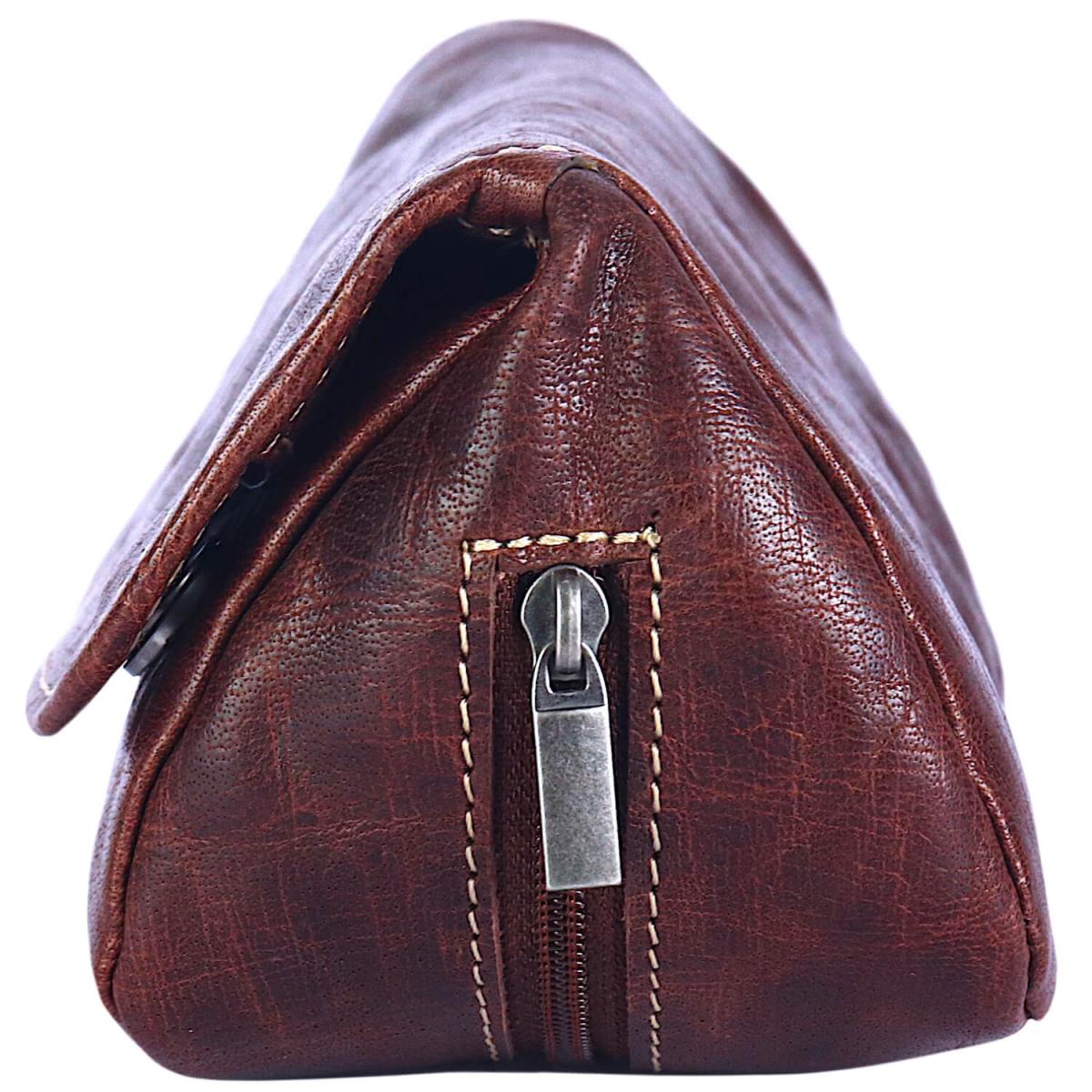 ALPENLEDER | Pfeifentasche LUIS (brandy) CG6067-b