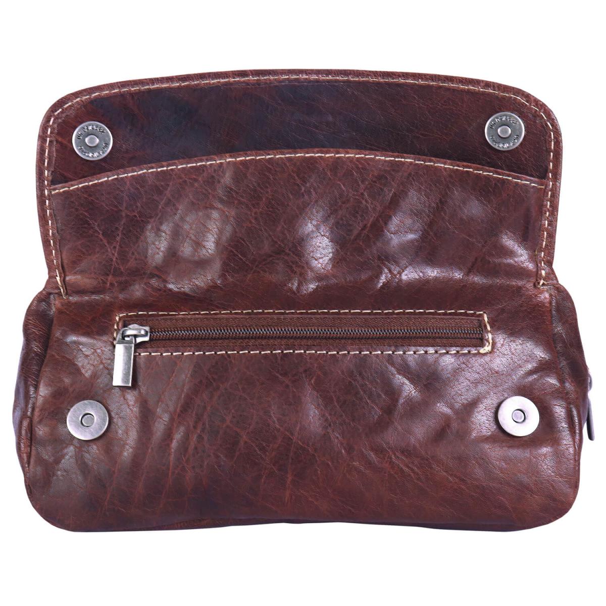 ALPENLEDER | Pfeifentasche LUIS (brandy) CG6067-b