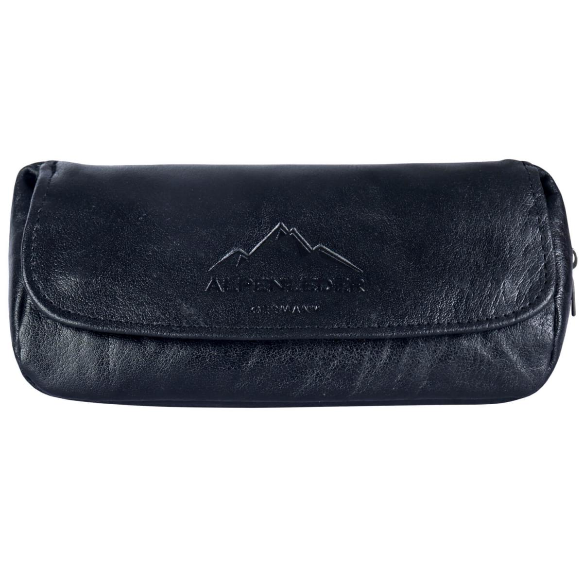 ALPENLEDER | Pfeifentasche LUIS (ebenholz) CG6067-e