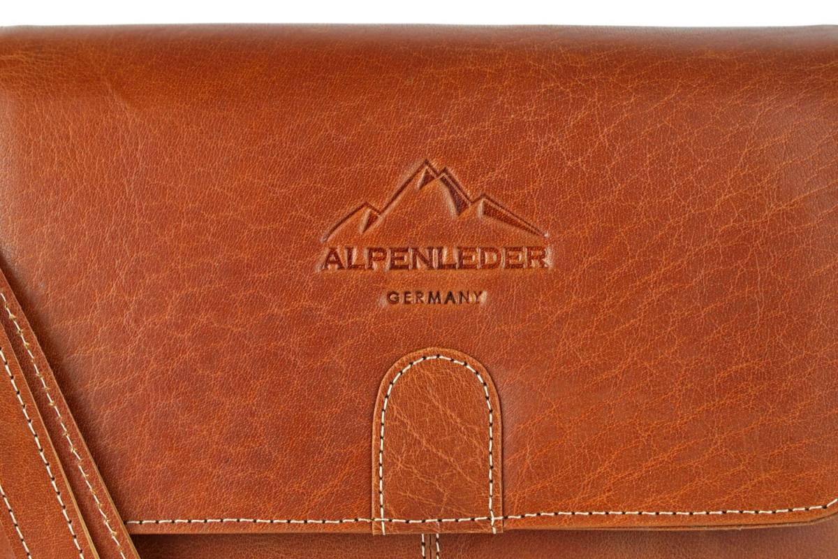 ALPENLEDER | Damen-Umhängetasche MADL (cognac) CG6072-c