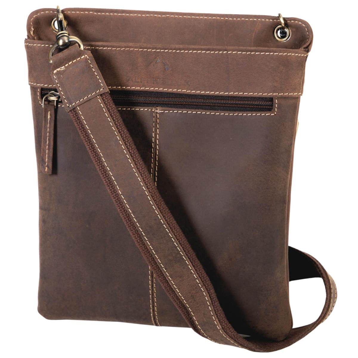 ALPENLEDER | Tabelt Bag MADRID (koffee) KP18512-k