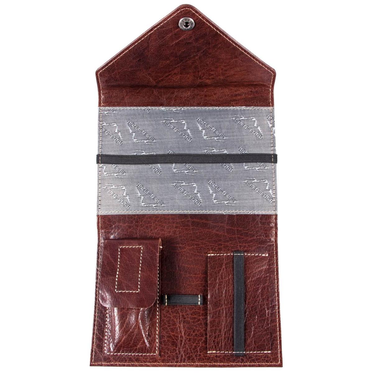 ALPENLEDER | Tabaktasche MAXI (brandy) CG6050-b