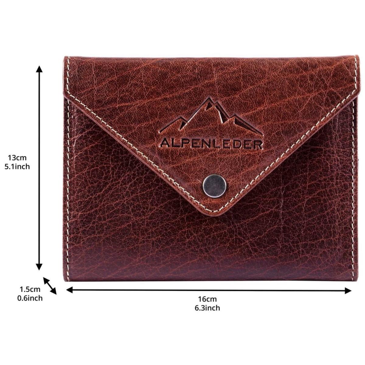 ALPENLEDER | Tabaktasche MAXI (brandy) CG6050-b