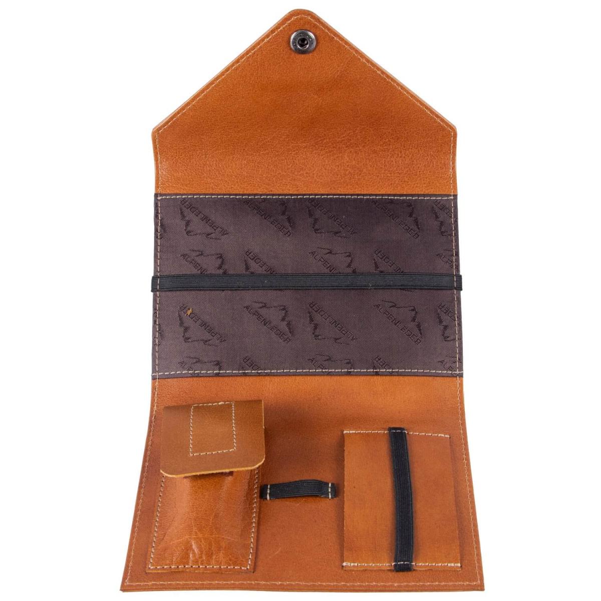 ALPENLEDER | Tabaktasche MAXI (cognac) CG6050-c