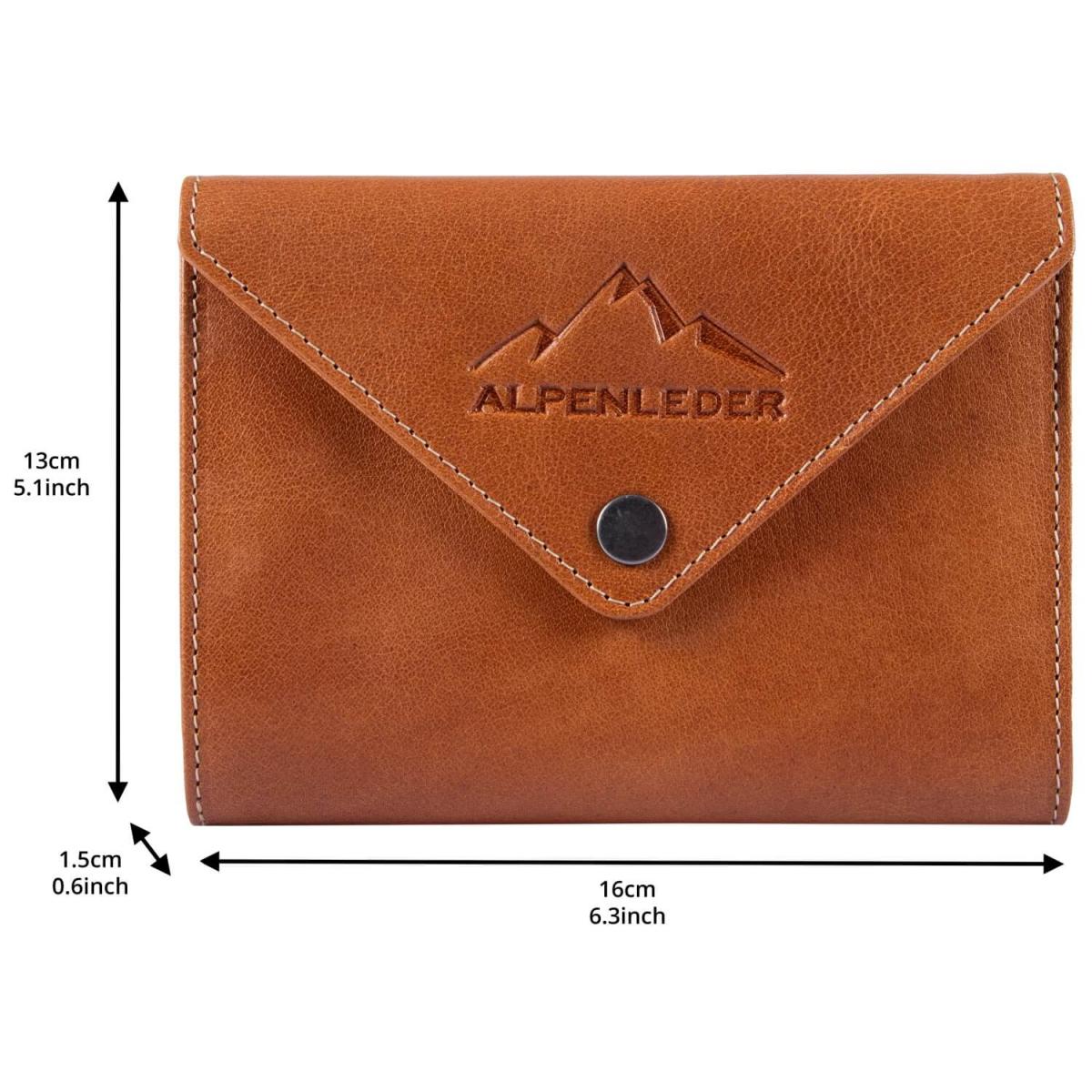 ALPENLEDER | Tabaktasche MAXI (cognac) CG6050-c