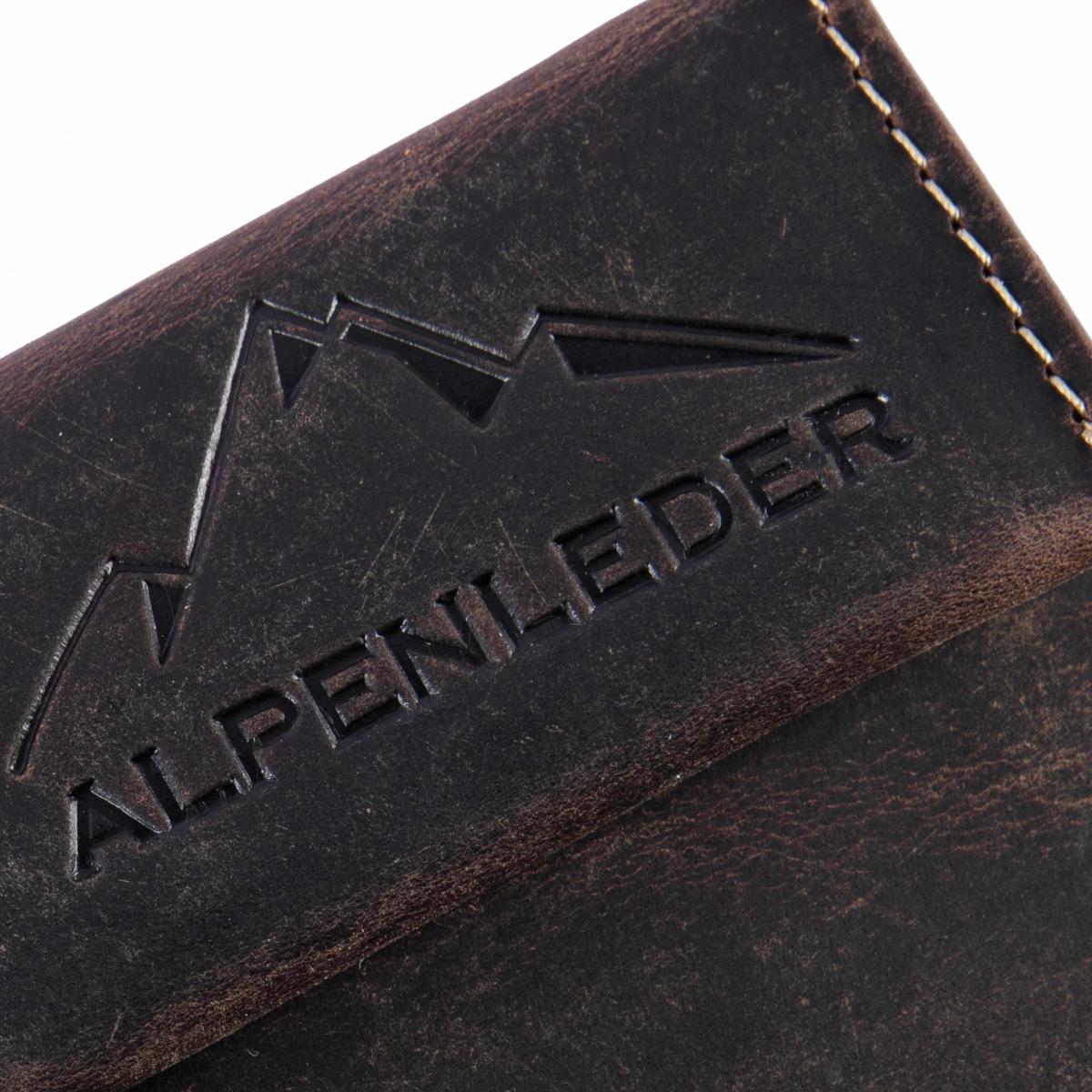 ALPENLEDER | Tabaktasche MERLIN (old havanna) CG6072-oh