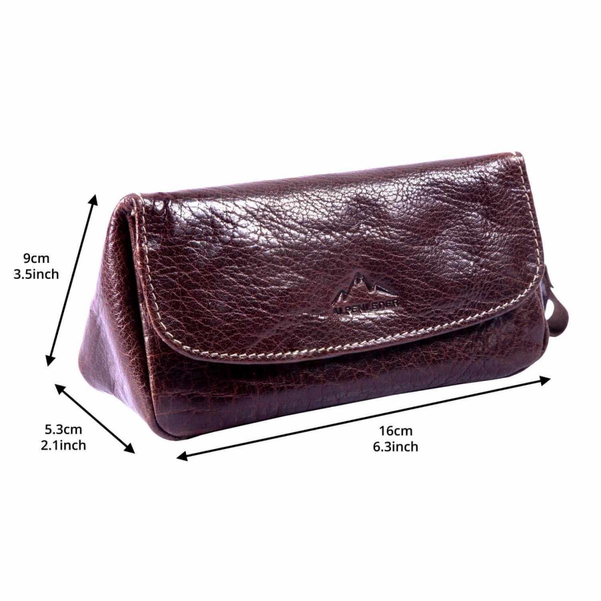 ALPENLEDER | Pfeifen-Tabaktasche MICHL (brandy) CG6046