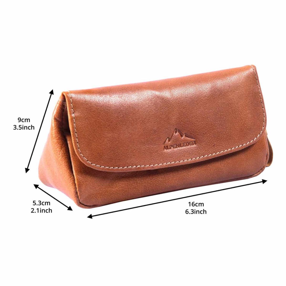 ALPENLEDER | Pfeifen-Tabaktasche MICHL (cognac) CG6046