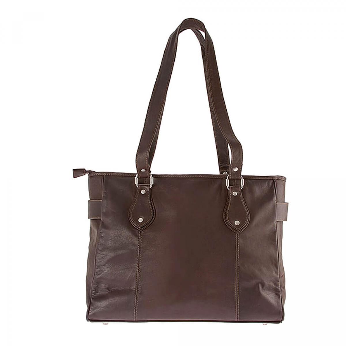 ALPENLEDER | Damen-Handtasche MIRANDA (schokobraun) MC891-s