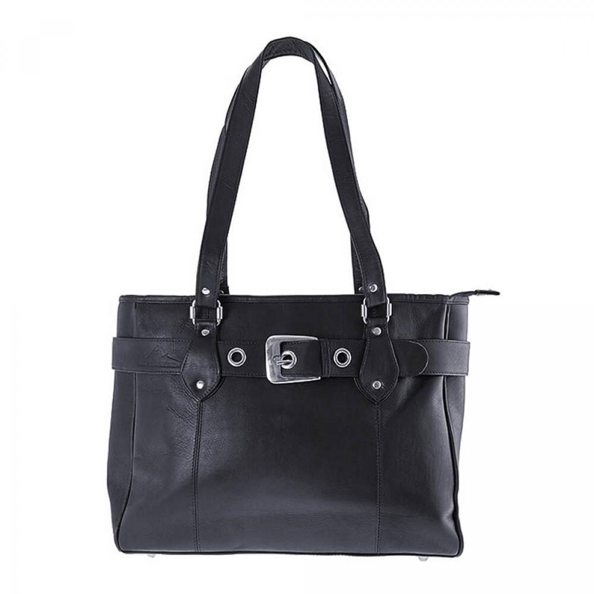 ALPENLEDER | Damen-Handtasche MIRANDA (schwarz) MC891-sw