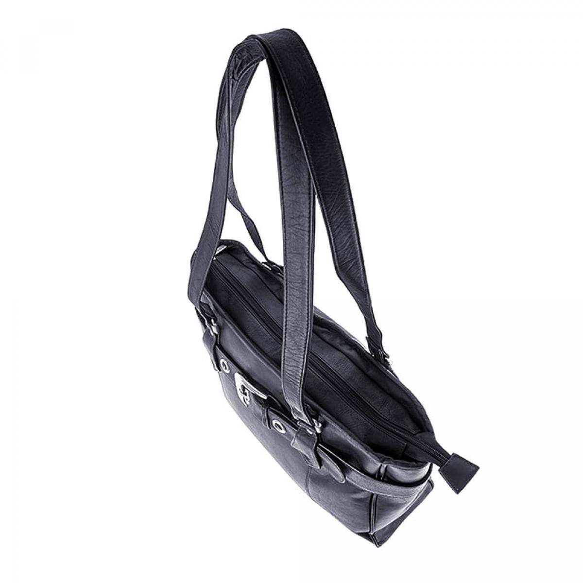 ALPENLEDER | Damen-Handtasche MIRANDA (schwarz) MC891-sw
