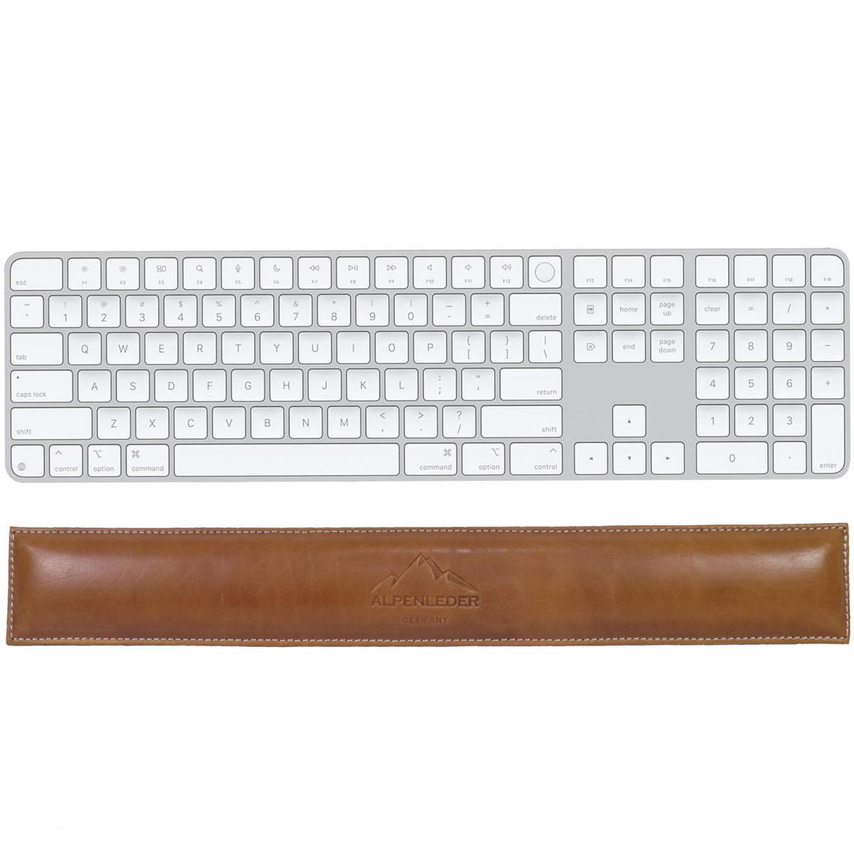 ALPENLEDER | Handgelenksauflage MONTE cognac (CG150-c)