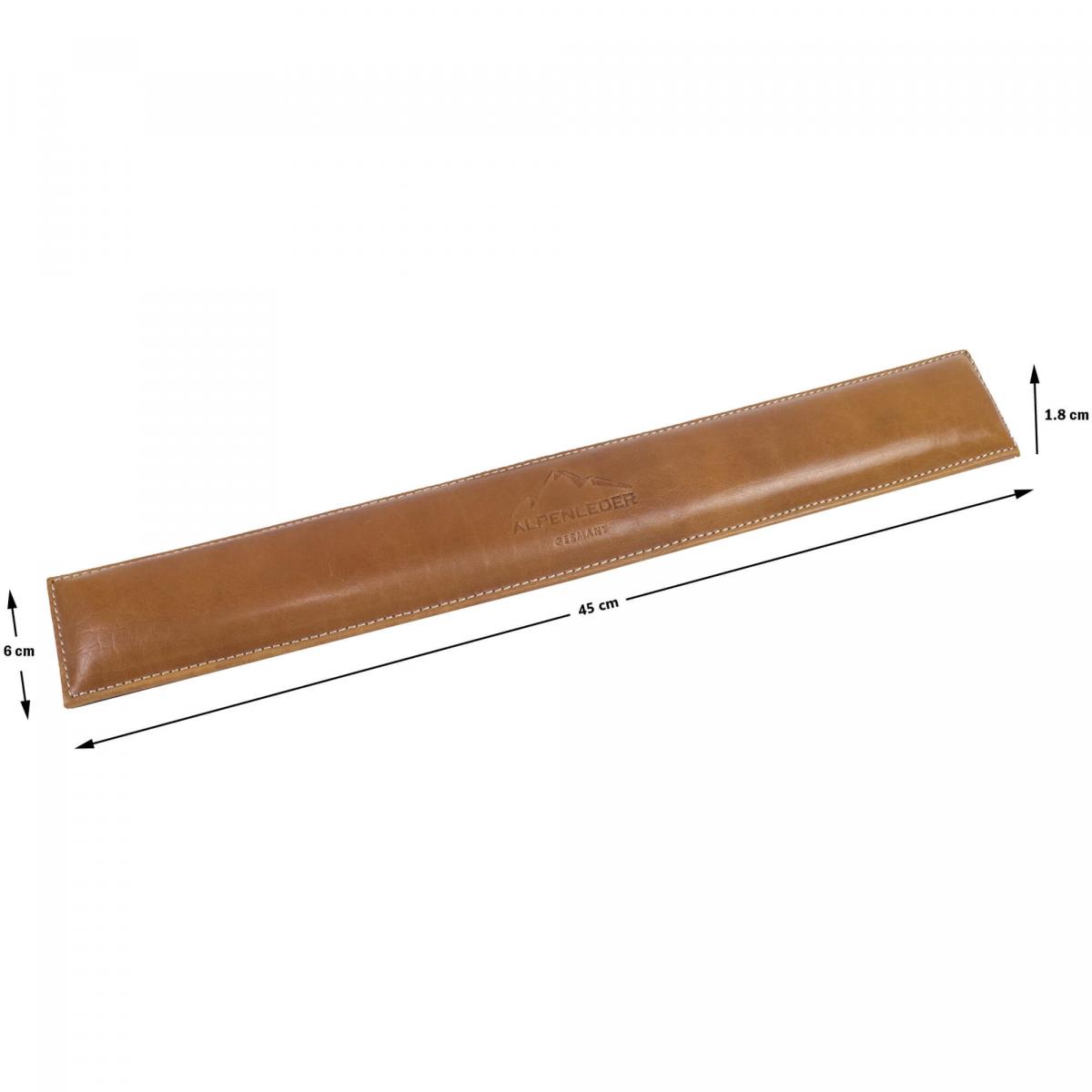 ALPENLEDER | Handgelenksauflage MONTE cognac (CG150-c)