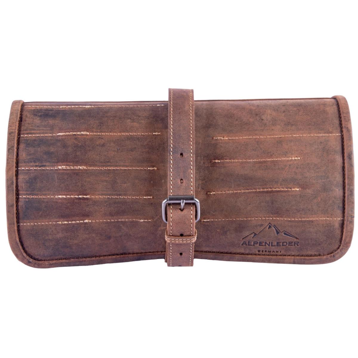 ALPENLEDER | Werkzeugrolle MONZA (old havanna) CG6060-oh
