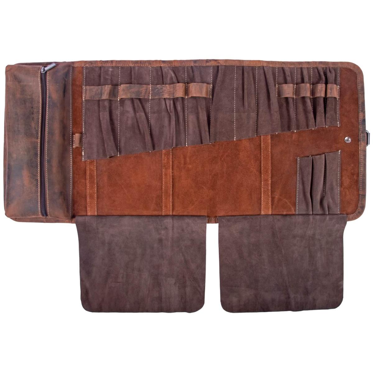 ALPENLEDER | Werkzeugrolle MONZA (old havanna) CG6060-oh