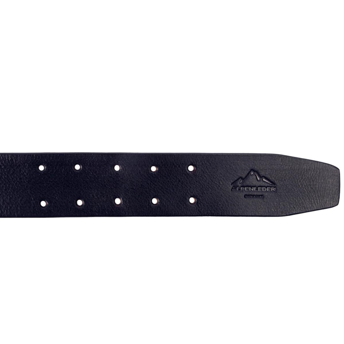 ALPENLEDER | Ledergürtel MOSEL ebenholz (CG6066-E)